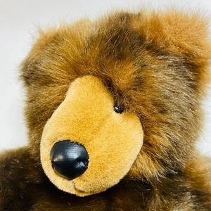 Vintage Tirro‎ Russ Berrie Brown Teddy Bear 15" Plush Stuffed Toy #1820 Pellets